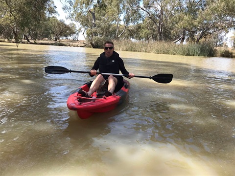 Boort Lake canoes