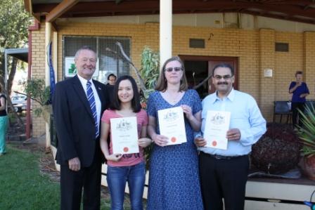 New Australian citizens at Boort