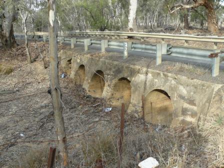 Bridgewater road culvert before